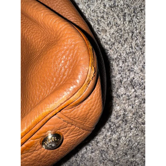 Women's Michael Kors Brown Gold Leather Hobo Bag One Size​ - Picture 10 of 16